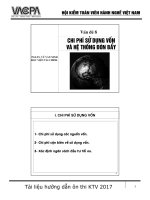 SLIDE CHI PHÍ SỬ DỤNG VỐN VÀ HỆ THỐNG ĐÒN BẨY