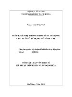 Điều khiển hệ thống treo bán chủ động cho xe ô tô sử dụng mô hình ¼ xe