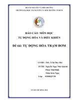 báo cáo tự động hóa trạm bơm