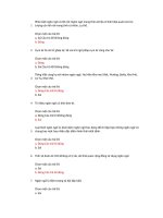 Trac nghiem co dap an dan luan ngon ngu