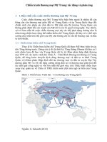Chiến tranh thương mại Mỹ Trung: tác động và phản ứng