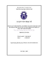 Pháp luật về bồi thường, giải phóng mặt bằng khi nhà nước thu hồi đất đối với các dự án công trình giao thông từ thực tiễn tỉnh thái bình 