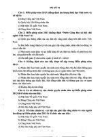 20 đề trắc nghiệm( CÓ ĐÁP ÁN) gồm 1200 câu môn kiến thức chung ôn thi công chức