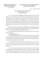 phân phối chương trình địa lí năm 2019 -  2020