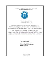 English cohesive devices with reference to vietnamese equivalence based on the bilingual selected short stories “the last leaf” by o’ henry