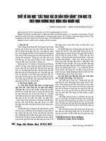 Thiết kế bài học  các thao tác trên bảng tin học lớp 12 THPT theo định hướng hoạt động hóa người học 