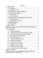 KHỞI NGHIỆP VÀ VẤN ĐỀ KHỞI NGHIỆP CỦA SINH VIÊN