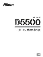 HƯỚNG DẪN SỬ DỤNG nikon d5500 (TIẾNG VIỆT)