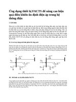 Ứng dụng thiết bị FACTS để nâng cao hiệu quả điều khiển ổn định điện áp trong hệ thống điện   bai bao nganh dien 