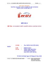 XE ROBOT ĐIỀU KHIỂN BẰNG BÁNH XÍCH