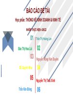 Bài thực hành môn Thống kê kinh doanh sử dụng phần mềm SPSS