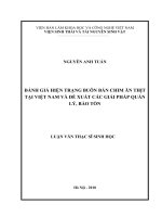 Đánh giá hiện trạng buôn bán chim ăn thịt tại Việt Nam và đề xuất các giải pháp quản lý, bảo tồn (Luận văn thạc sĩ)