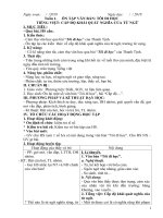 Giáo án dạy thêm  ngữ văn 8 theo phương pháp mới 5 hoạt động. năm học 2019