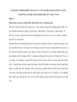 6 mẫu dẫn chương trình 20 tháng 10