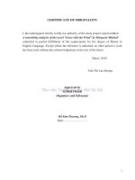 A TRANSITIVITY ANALYSIS OF THE NOVEL GONE WITH THE WIND BY MARGARET MITCHELL 