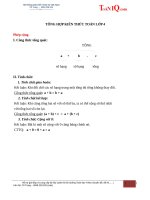 cong thuc toan lop 4