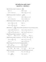 DAYHOCTOAN VN   đề kiểm tra 11 hàm số lượng giác và phương trình lượng giác lớp 11 (40 câu trắc nghiệm)