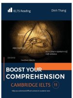Boost your comprehension cambridge IELTS 11 dinh thang 19082019