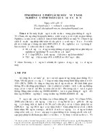 TÌNH HÌNH GIẤY PHÉP LÁI XE MÁY Ở VIỆT NAM: NGHIÊN CỨU TÍNH TOÁN CÁC SỐ LIỆU CƠ BẢN