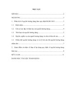 Đề 9: Phân tích về quyền hưởng dụng theo quy định BLDS 2015 và nêu các quan điểm cá nhận về thực tế áp dụng quy định về quyền hưởng dụng hiện nay.