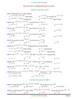 trac nghiem HE TRUC TOA DO co dap an