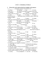 de cuong on tap tieng anh 10 hk2