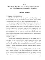 SKKN MỘT SỐ BIỆN PHÁP NÂNG CAO HIỆU QUẢ KỸ NĂNG ĐỌC HIỂU MÔN TIẾNG ANH  lớp 5
