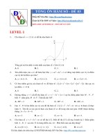 Tổng ôn hàm số   đề số 03   thầy đỗ văn đức 