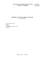 Phương án chữa cháy của cơ sở