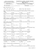 de kiem tra 45 phut dai so va giai tich 11 chuong 2 truong doan thuong hai duong 