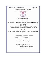 NGHIÊN cứu đặc điểm HÌNH ẢNH và GIÁ TRỊ của CỘNG HƯỞNG từ TRONG CHẨN đoán u não hố SAU THƯỜNG gặp ở TRẺ EM 