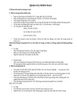 Tóm tắt nội dung bài giảng Quản trị chiến lược + Phân tích chiến lược kinh doanh của Zara + Đề cương ôn tập cuối kỳ có đáp án