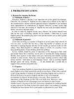 skkn tiếng anh 7 how to arouse students’ interest in learning english