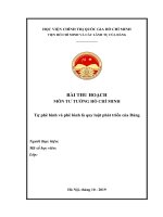 Tự phê bình và phê bình là quy luật phát triển của đảng   tư tưởng HCM