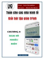 TOÁN CAO CẤP HÀM SỐ NHIỀU BIẾN