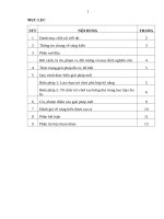 MỘT SỐ KINH NGHIỆM TỔ CHỨC TRÒ CHƠI MÔN TIẾNG ANH