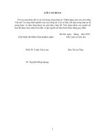 Nhận dạng cảm xúc cho tiếng Việt nói 