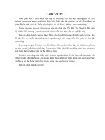 Đánh giá hiện trạng và đề xuất các biện pháp quản lý chất thải rắn y tế tại thành phố quy nhơn tỉnh bình định 