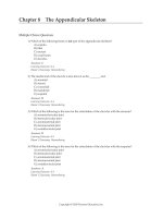 Test bank for fundamentals of anatomy and physiology 11e  c08 The Appendicular Skeleton