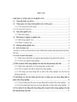 Luận văn thạc sỹ - Đầu tư phát triển nông nghiệp tỉnh Thanh Hóa