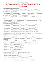www thuvienhoclieu com bai tap trac nghiem su dong bien nghich bien cua ham so co dap an hay 