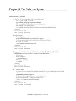 Test bank for fundamentals of anatomy and physiology 11e  c18