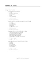 Test bank for fundamentals of anatomy and physiology 11e  c19