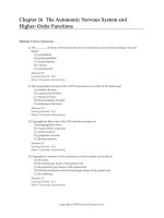 Test bank for fundamentals of anatomy and physiology 11e  c16