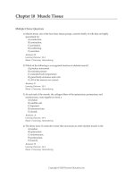 Test bank for fundamentals of anatomy and physiology 11e  c10