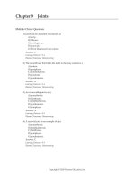 Test bank for fundamentals of anatomy and physiology 11e  c09  Joints