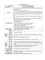 KẾ HOẠCH TUẦN 2 chủ đề bản thân Tôi là ai