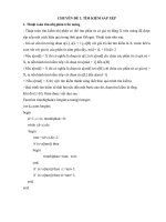 CHUYÊN ĐỀ BỒI DƯỠNG HSG TIN HỌC THUẬT TOÁN SẮP XẾP VÀ TÌM KIẾM