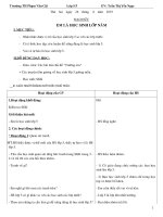 GIÁO ÁN LỚP 5 2019  2020 tuần 1