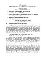 ỨNG DỤNG CÔNG NGHỆ THÔNG TIN VÀO GIẢNG DẠY MÔN ÂM NHẠC